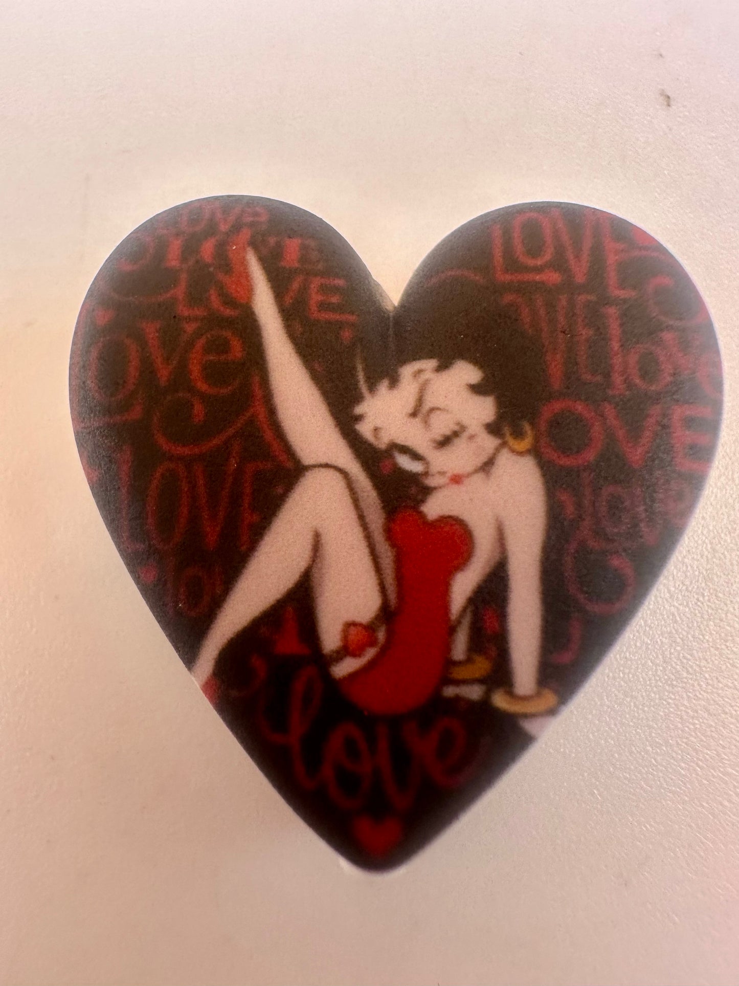 Betty heart focal beads