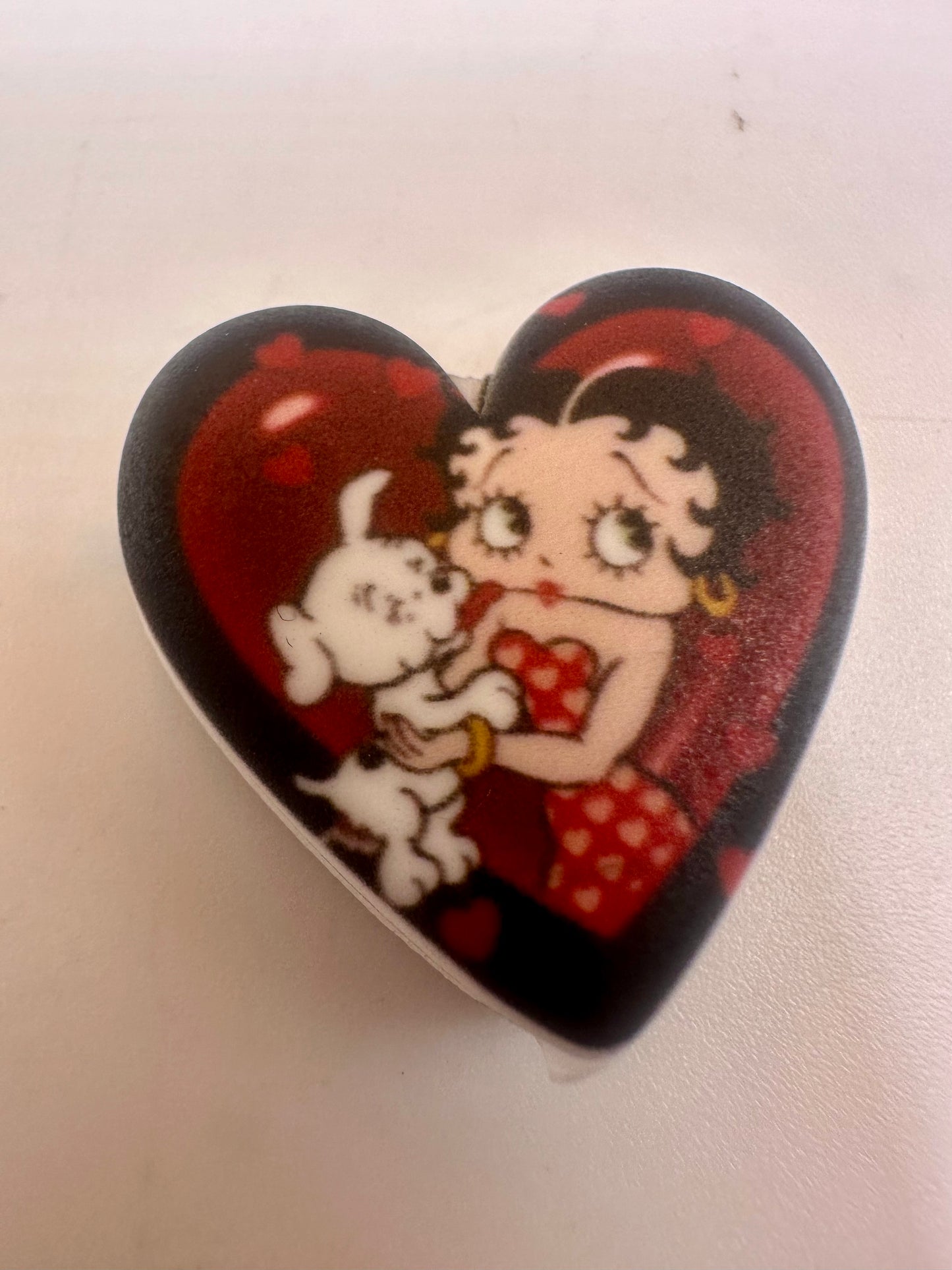 Betty heart focal beads