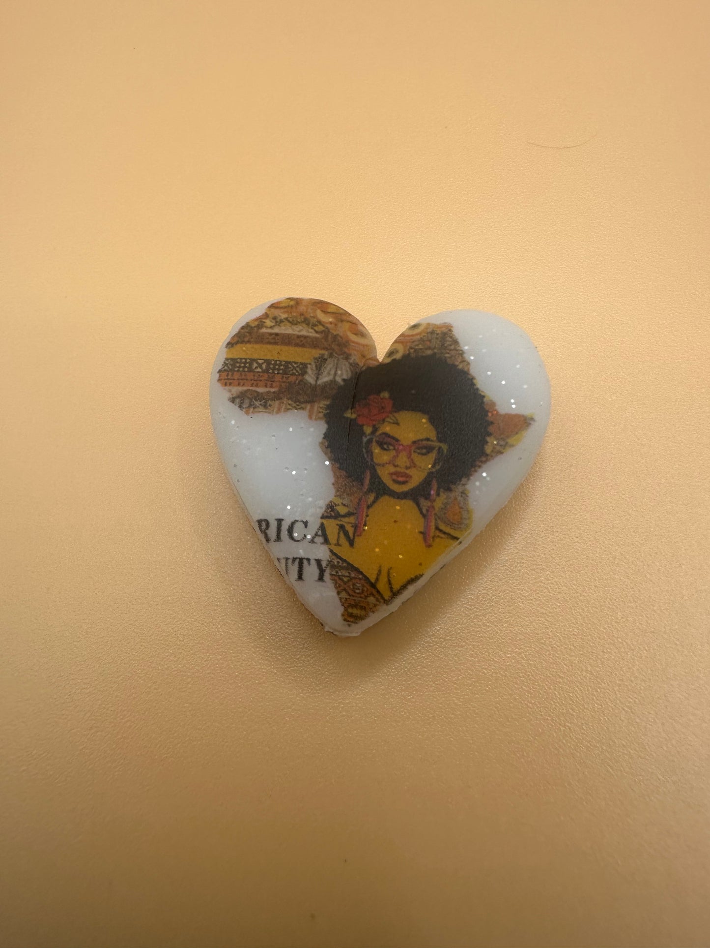 African American focal beads