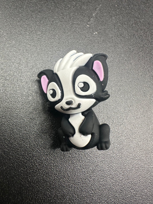 Skunk focal bead 3D