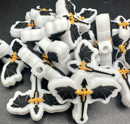 Dragon silicone focal bead